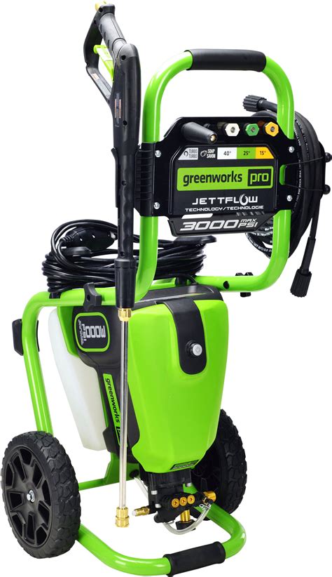 greenworks pro 3000 psi electric pressure washer|greenworks pro pressure washer review.